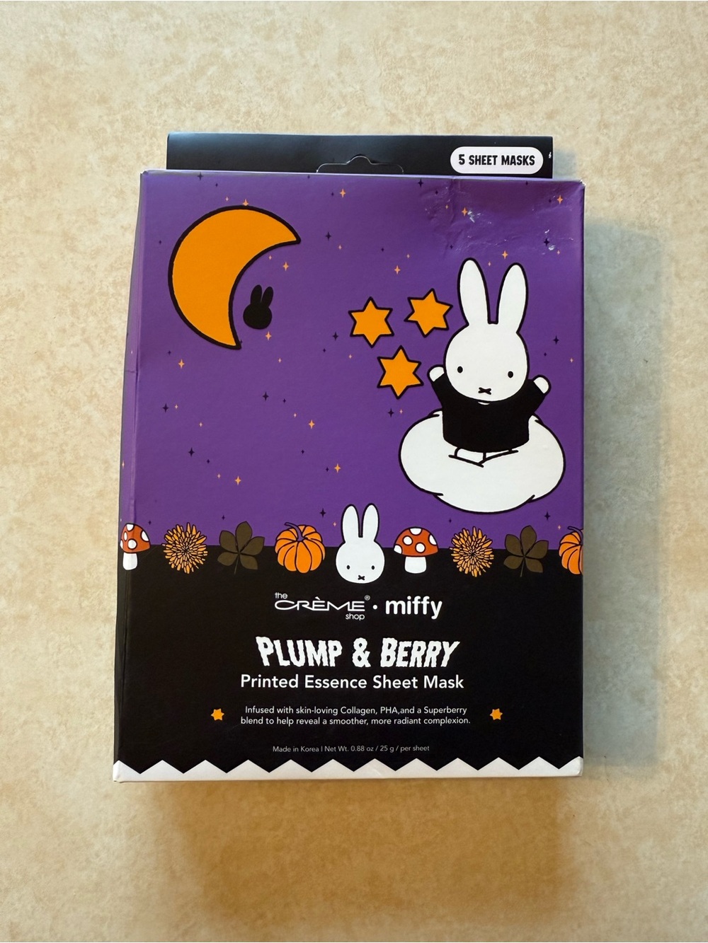 miffy Plump & Berry Printed Essence Sheet Mask